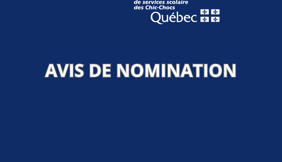 Madame Josée Synnott nommée directrice générale du Centre de services scolaire des Chic-Chocs