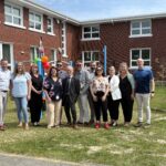 Inauguration de la cour d’école à Notre-Dame-de-Liesse