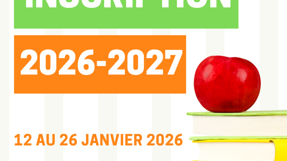 Inscription 2026-2027